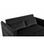 Canapé-lit convertible, petite causeuse avec coussins et poches latérales-880332160