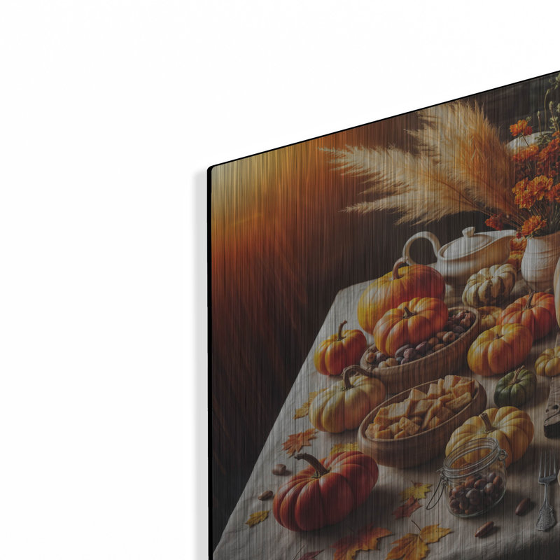  «Jack Of Lantern Still Life» par Rey Klimt, art mural en métal, 24 po x 12 po
