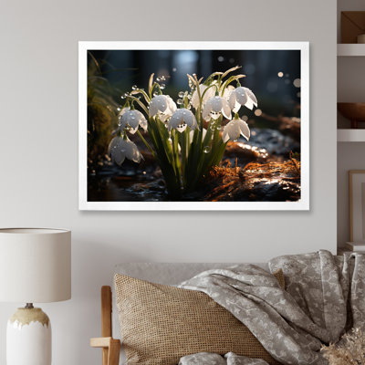 " White Snowdrops Field II "