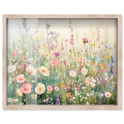 Soft Focus Flora I Shadowbox Print Farmhouse Art by Art Remedy