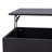SHCA  Black Lift Top Extendable Coffee Table With Storage