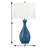 Balsamo 30" Light Blue and Dark Blue Table Lamp with USB Port