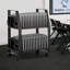 Chariot de chargement pour ordinateur portable, station de charge mobile à 32 appareils avec roues, pour tablette et ordinateur portable, écran de 15,6 po ou moins, fentes d'accès facile, contrôle de surtension, pour le bureau, la salle de classe, la bibliothèque
