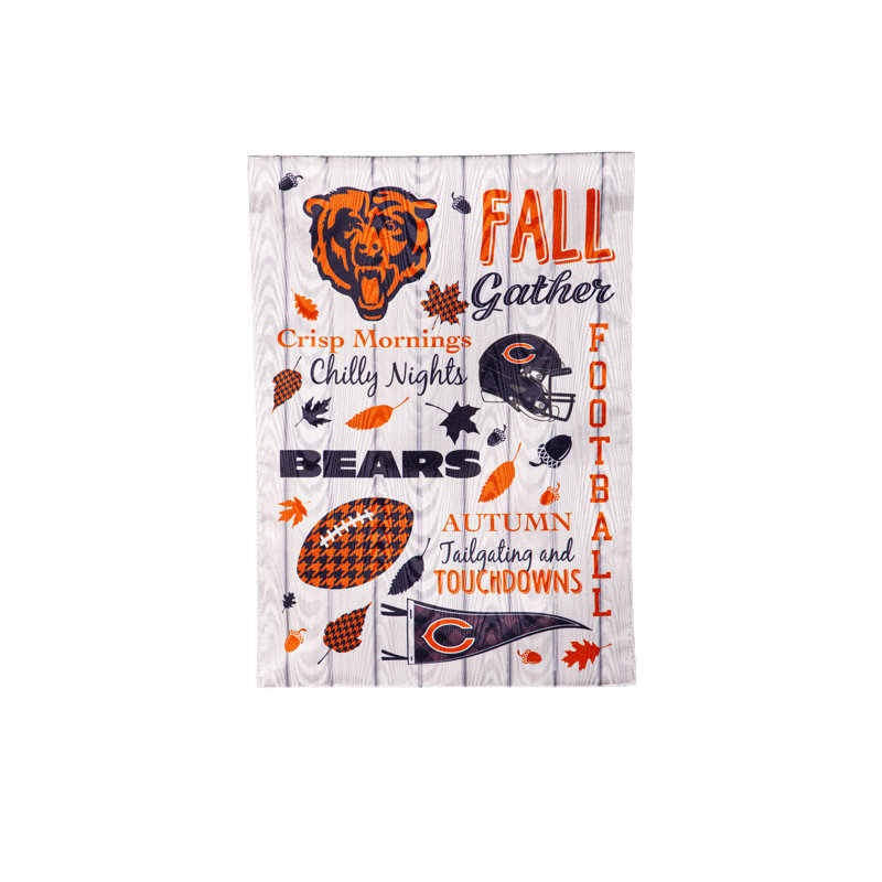 Double face 18 H x 12,5 l, NFL Chicago Bears