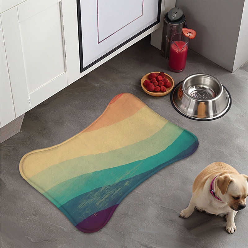 Tapis rétro 1 pièce, Grand (14 po)