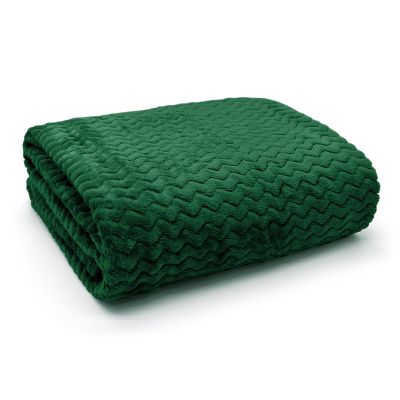 Balthasar Throw Blanket, Emerald, W23 x L35cm