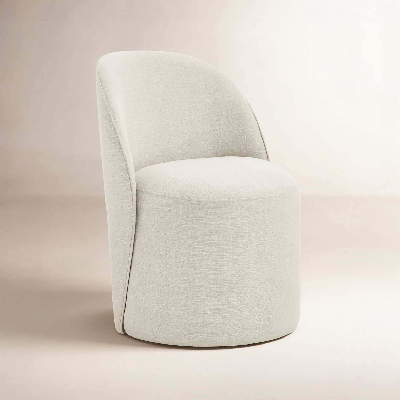 Lola Pine Dining Chair, Beige