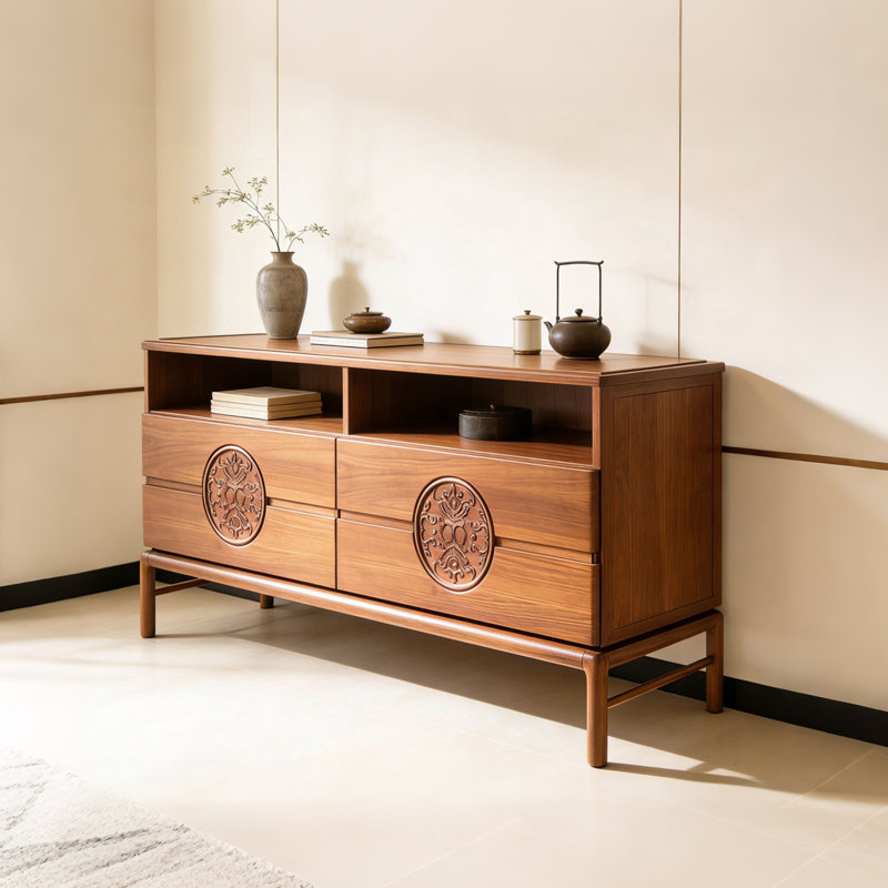 Buffet rétro simple et léger de luxe, H 35,4 po x l 51,1 po x P 15,7 po