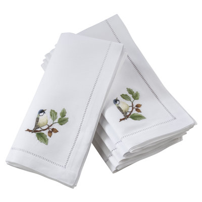 Chamorro Linen Embroidered Square Napkin