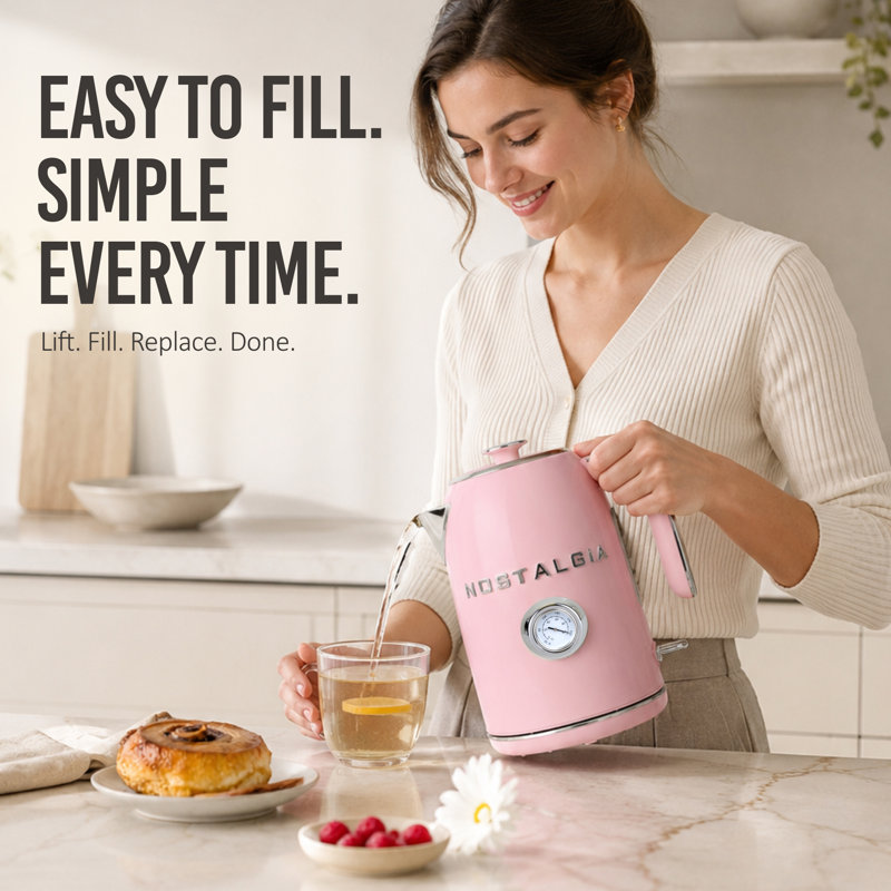 Bouilloire Classic Classic, 1,7 L, rose, Rose