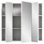 Petyo 77cm H x 60cm W Wall Mounted Required Mirror Cabinet