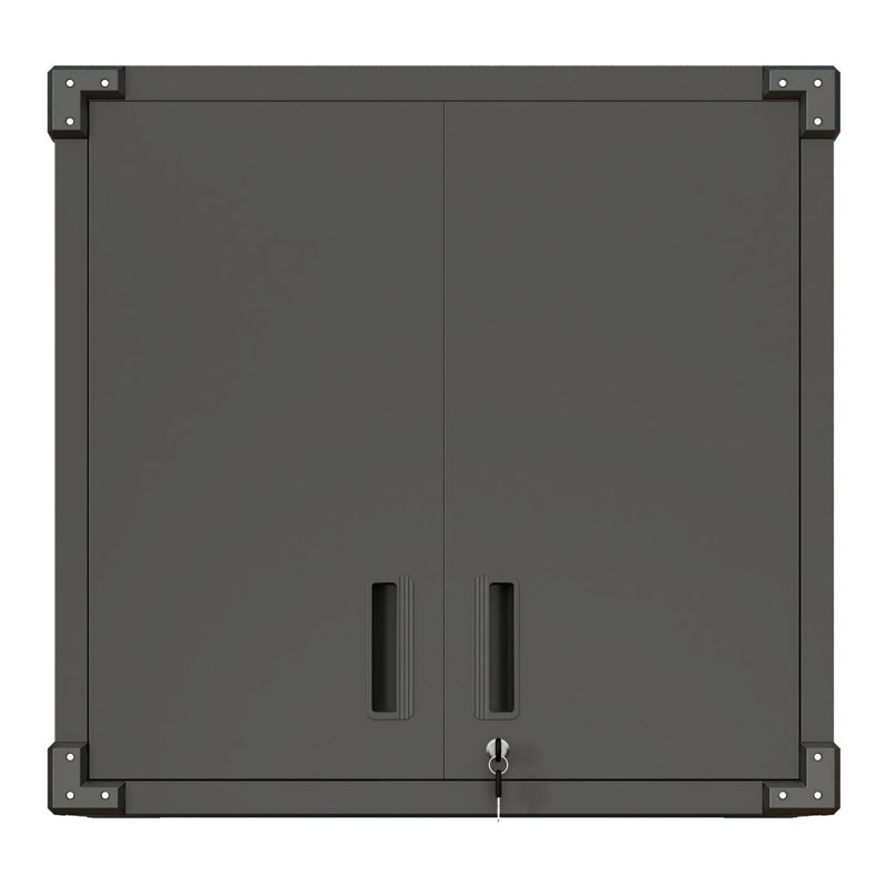 Armoire de rangement murale avec 2 portes verrouillables