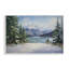 Giclée encadrée «Frozen Winter Lake» par Petal Prints Design-991621315-991621314