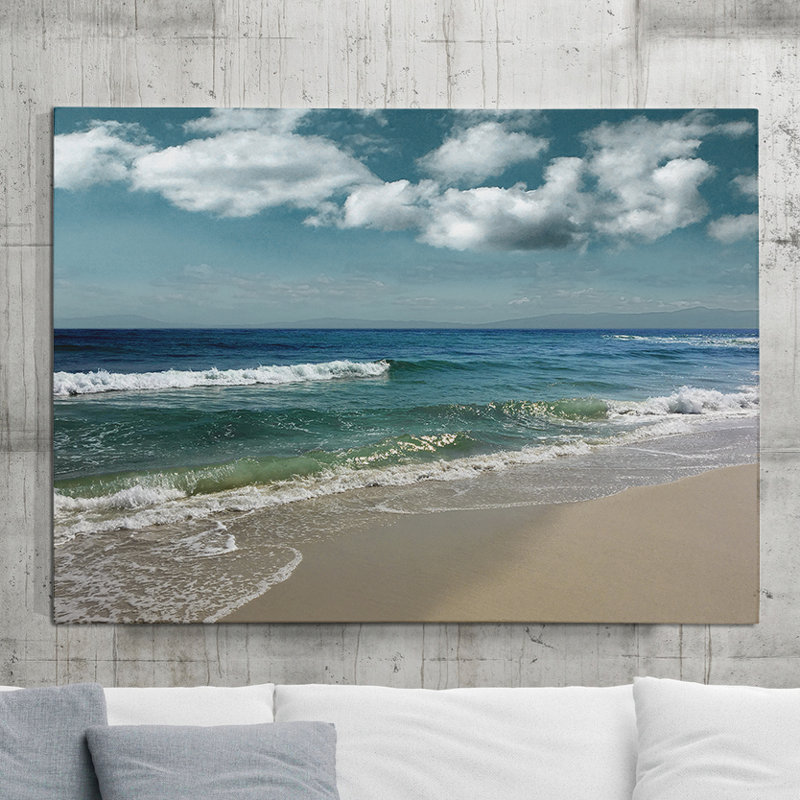 Majestic Waves, Wrapped Canvas, 24" H x 32" W x 1.5" D