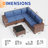 6 Piece Rattan Sectional Seating Group With Cushions-1998840953