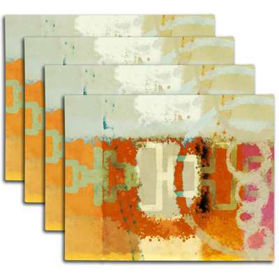Napperon abstrait en polyester