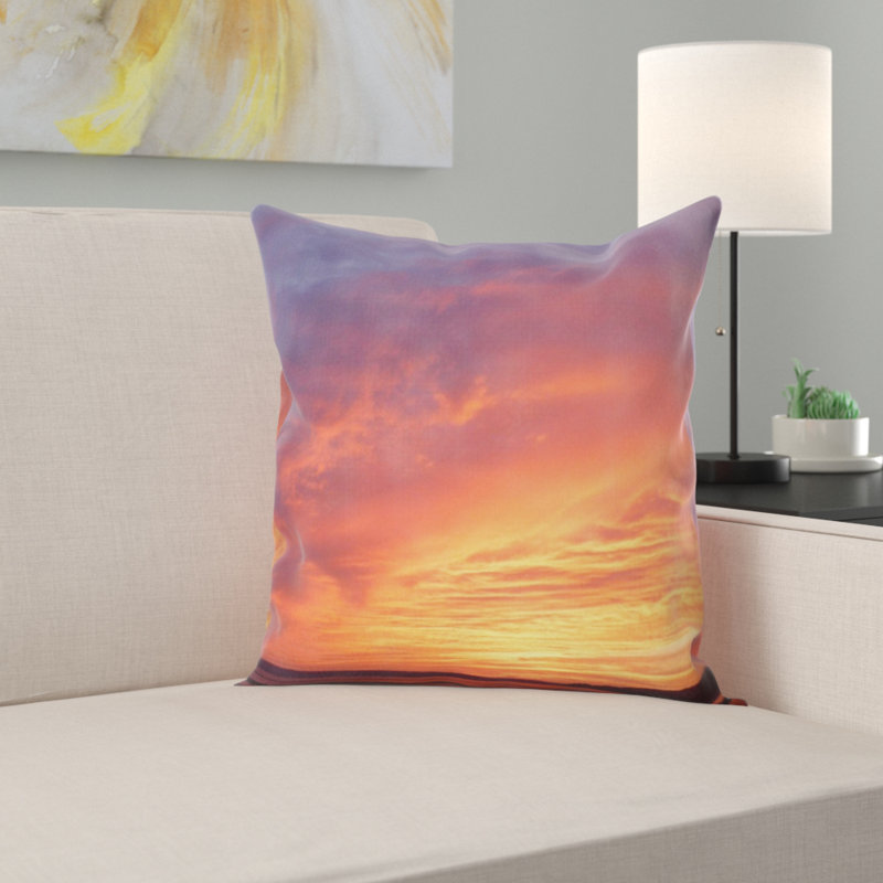 Coussin décoratif paysage