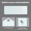 Vidaxl Kitchen Backsplash Wall Tile Panel Kitchen Back Wall Tempered Glass