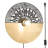 17.5"H Quintin Modern Indoor Plug In Wall Sconce