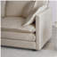 Canapé modulaire en U avec repose-pieds réversible, canapé d'angle convertible 5 places avec 2 repose-pieds, canapé moelleux et minimaliste moderne pour le salon, chenille beige-935597188-935597191