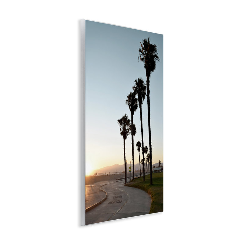 «Clear Day Palm Trees» par Natalie Carpentieri, H 15 po x l 10 po