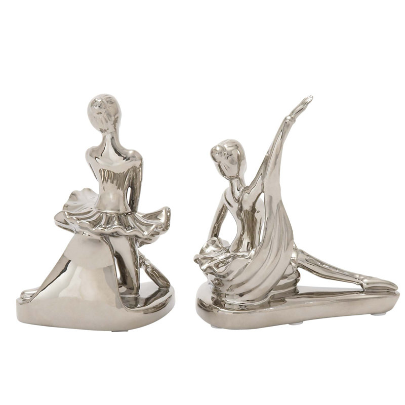 Ensemble de sculpture en porcelaine, Argent