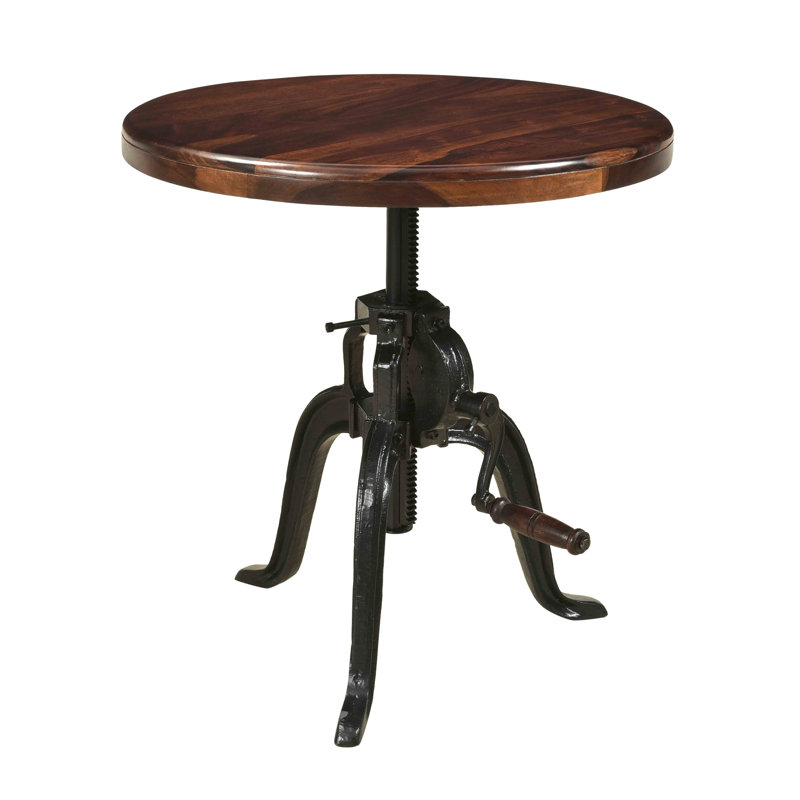 Table de salle à manger ajustable en bois massif Lincya