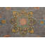 Tapis brun en laine noué à la main de conception unique 6 pi 4 po x 10 pi 3 po Onassis