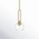 Hermina Single Light Glass Dimmable Pendant