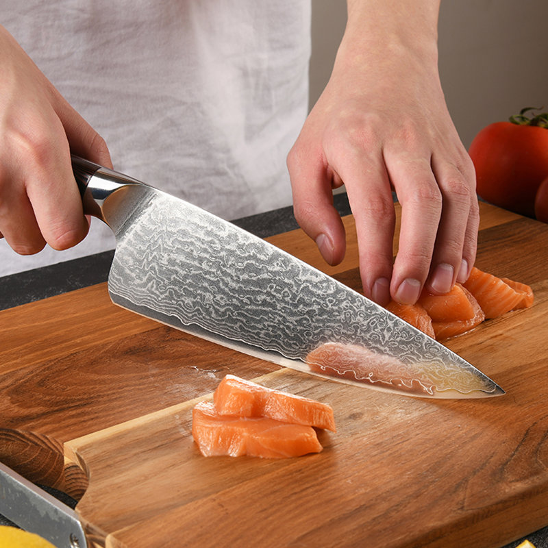Couteau de cuisine Nanfang Brothers 8 pouces Damascus