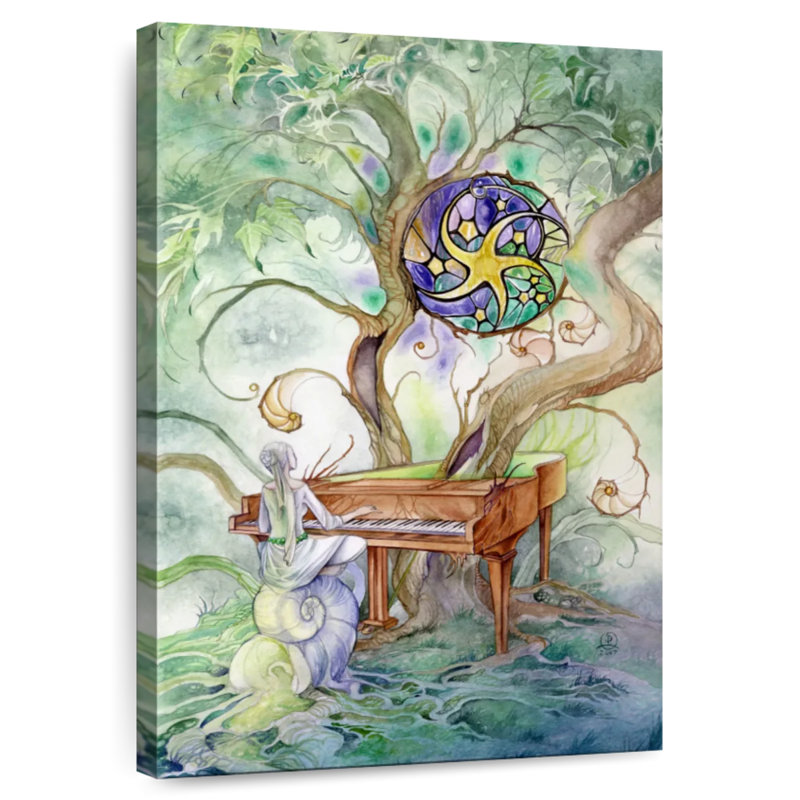 Abarca Nine Of Pentacles, 36" H x 24" W