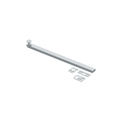 Deltana 12SBCS15 12" Surface Bolt, Concealed Screw, HD in Brushed Nickel