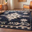 Tapis bleu / crème Marrk Southwestern-50088347