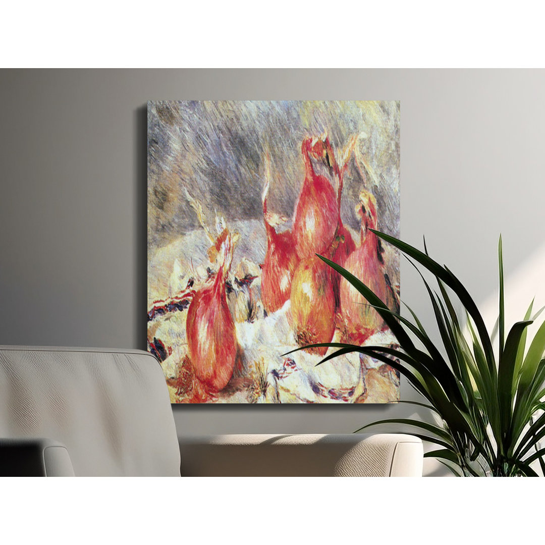 Renoir Onions Still Life Canvas Print