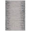 Tapis gris / noir en jute et laine tissés à la main Servan-751599471
