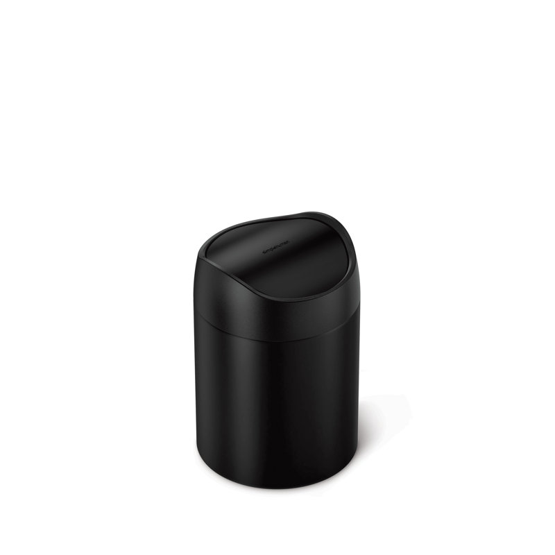 Simplehuman 1.5L Mini Bin, Matte Black