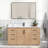 Cloverfield 60 " W Freestanding Standard Free Standing 1 Single Vanity Bathroom Vanity With Cultured Marble Top with Mirror-93496142-93496143