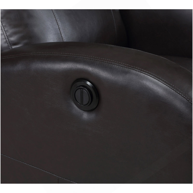 Fauteuil inclinable électrique Meglia, Brun