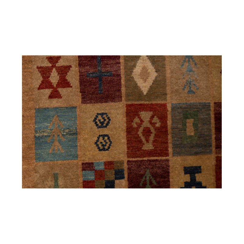 Hand Woven Wool Geometric Area Rug