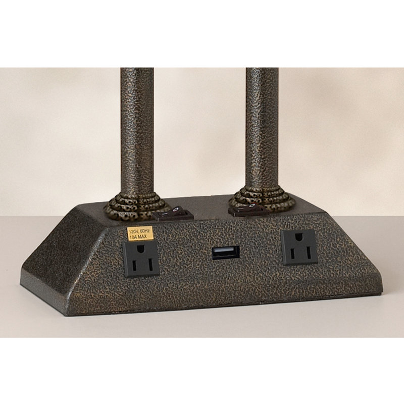 Abbro Metal USB Table Lamp
