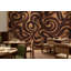 Murale abstraite moderne à motif de tourbillons abstraits-707378952-707378957