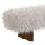 Banc en simili laine Soram