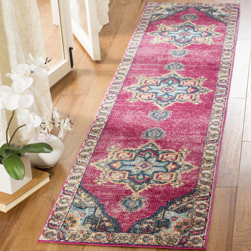 Siya Oriental Hand Woven Area Rug, Runner 61 x 244 cm