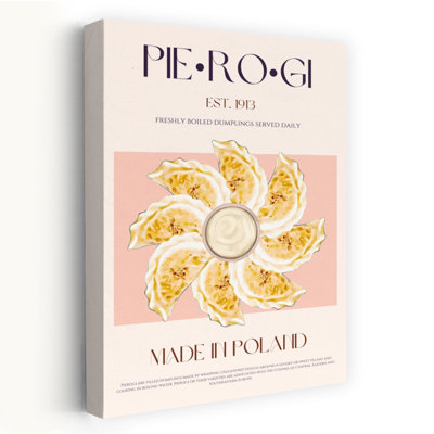 «Traditional Traditional Pierogi», art mural traditionnel traditionnel