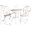 Omosede 2 - Person Patio Dining Set Round Table-163881161