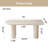 Abishan 70.87" Modern Rectangle Cream White Dining Table for Kitchen, Bar, Dining Room-201815937-210642519