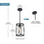 Luminaire suspendu pour îlot de cuisine 1 lumière