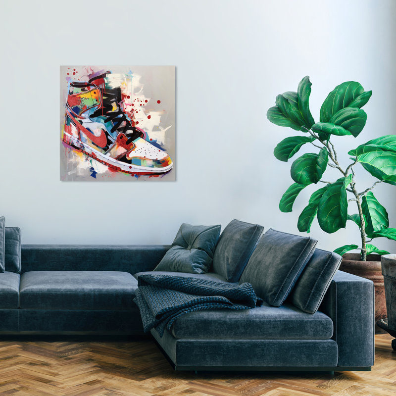 Eirini " Artsy Sneaker ", 30" H x 30" W x 0.8" D