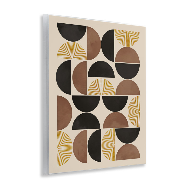 Art mural Mid-Century beige par Nina Blue