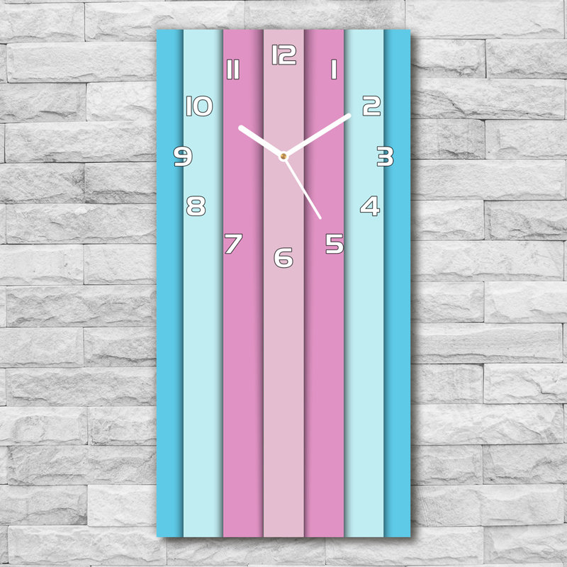 Jandy Glass Wall Clock, White